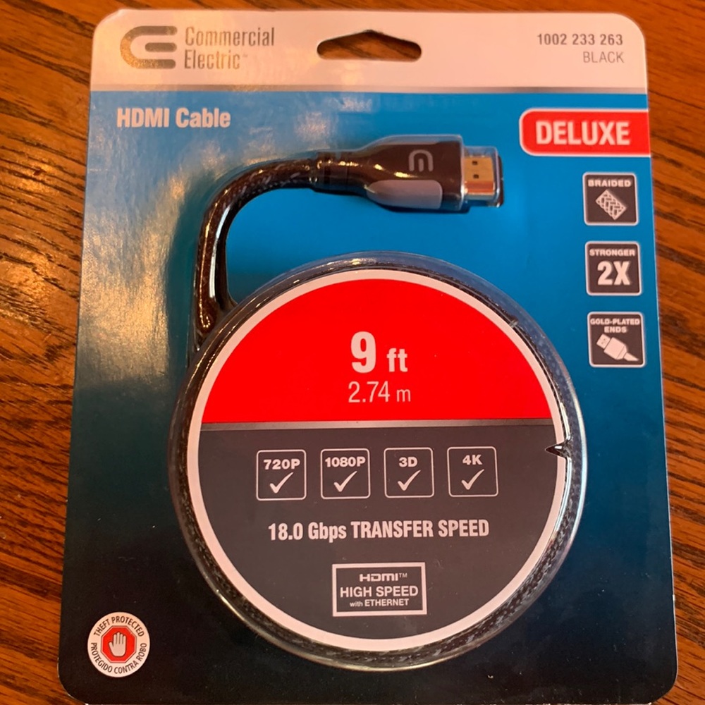 9ft hdmi cable